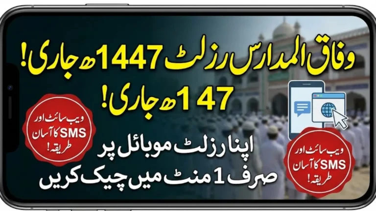 Wifaq Ul Madaris Result 1447 Hijri Check Now Using Roll Number Full Details Here