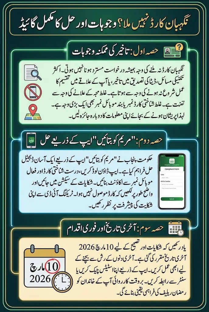 Ramzan Relief Nigehban Card Not Received? How To Apply And Get Full Details Before 10 March 2026
