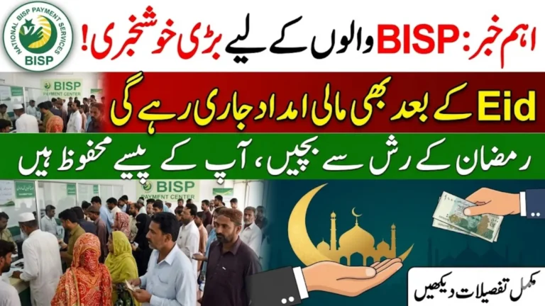 BISP Important Update Beneficiaries Can Receive Payments Even After Eid