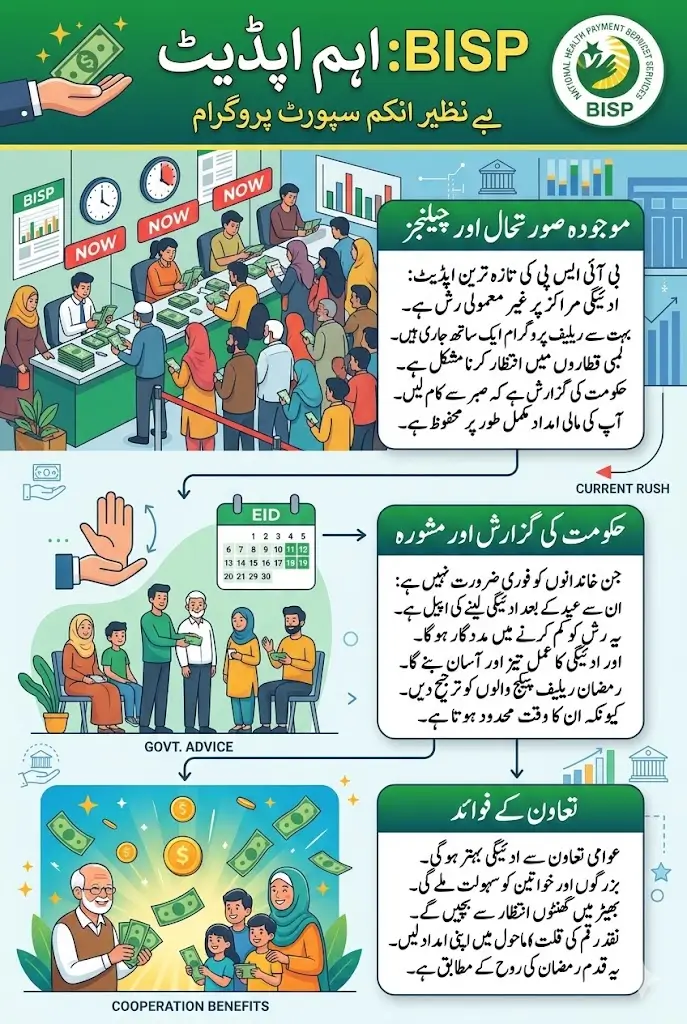 BISP Important Update Beneficiaries Can Receive Payments Even After Eid