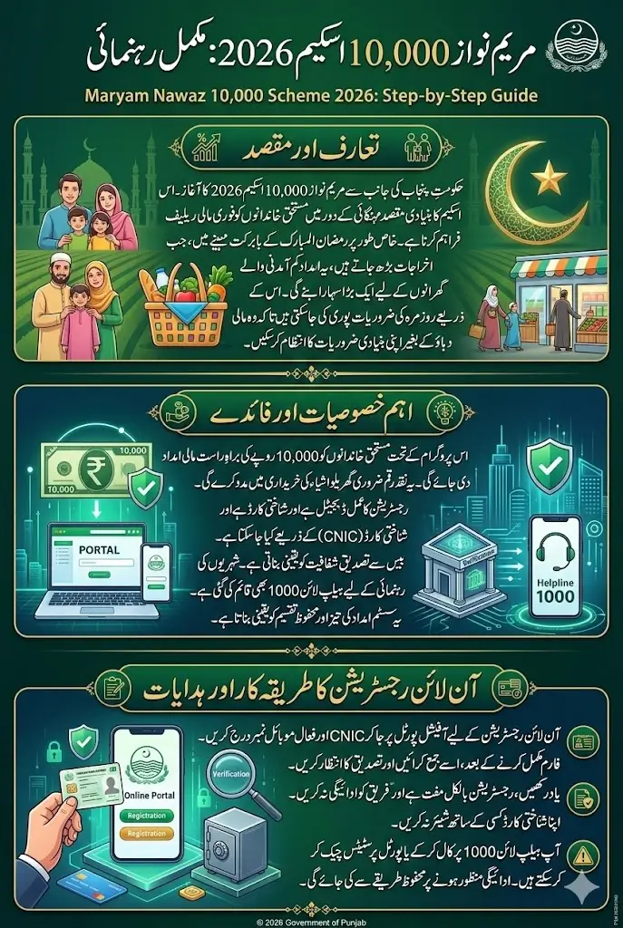 1000 Maryam Nawaz Registration Online 2026 For New Payment Full Guide Step By Step