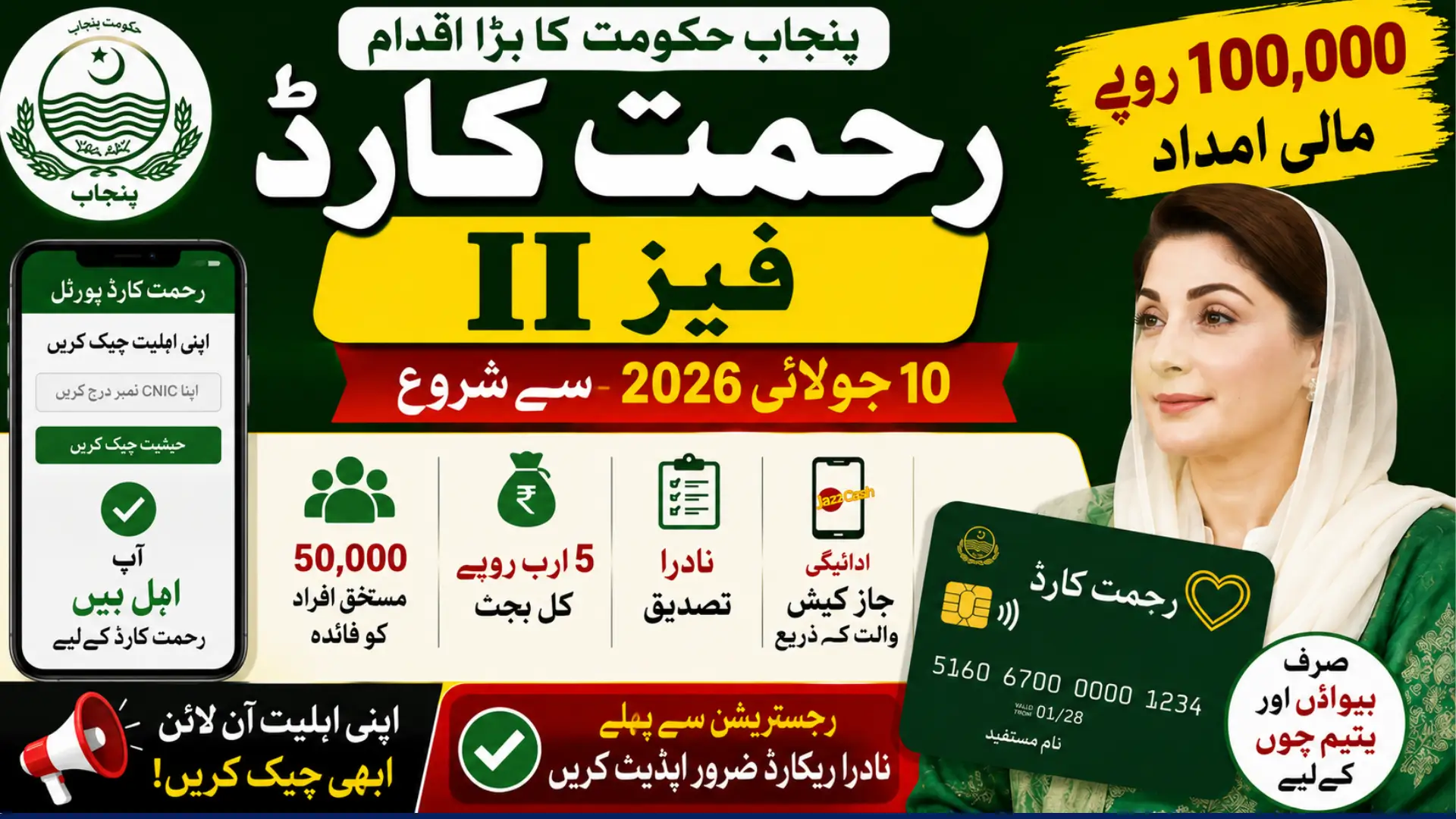 Punjab Rahmat Card Phase II Details Check Online Step by Step