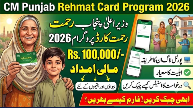 Rehmat Card Portal Login Procesure & Check Eligibility Criteria