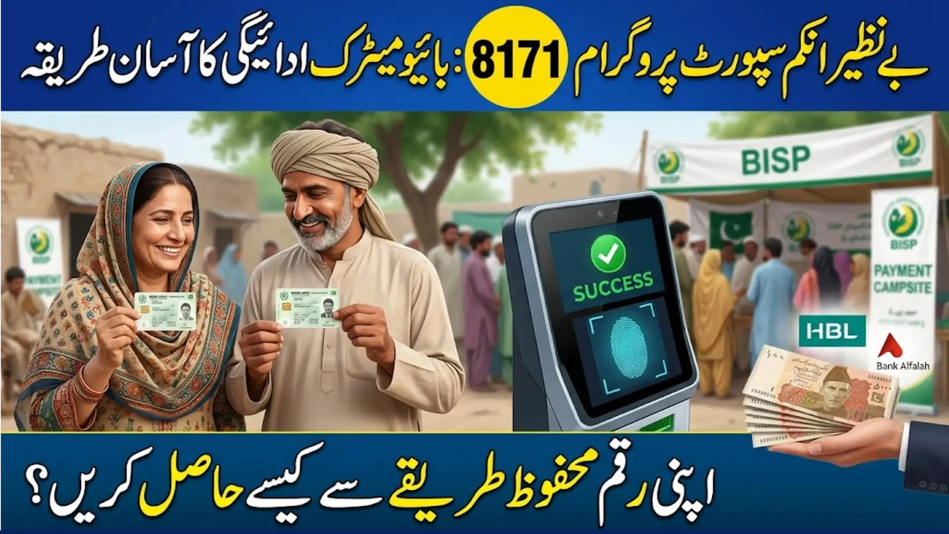 BISP 8171 Biometric Payment System Check Key Details