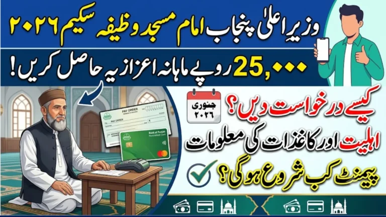 Imam Masjid Wazifa 25,000 Monthly Honorarium Check Apply Method