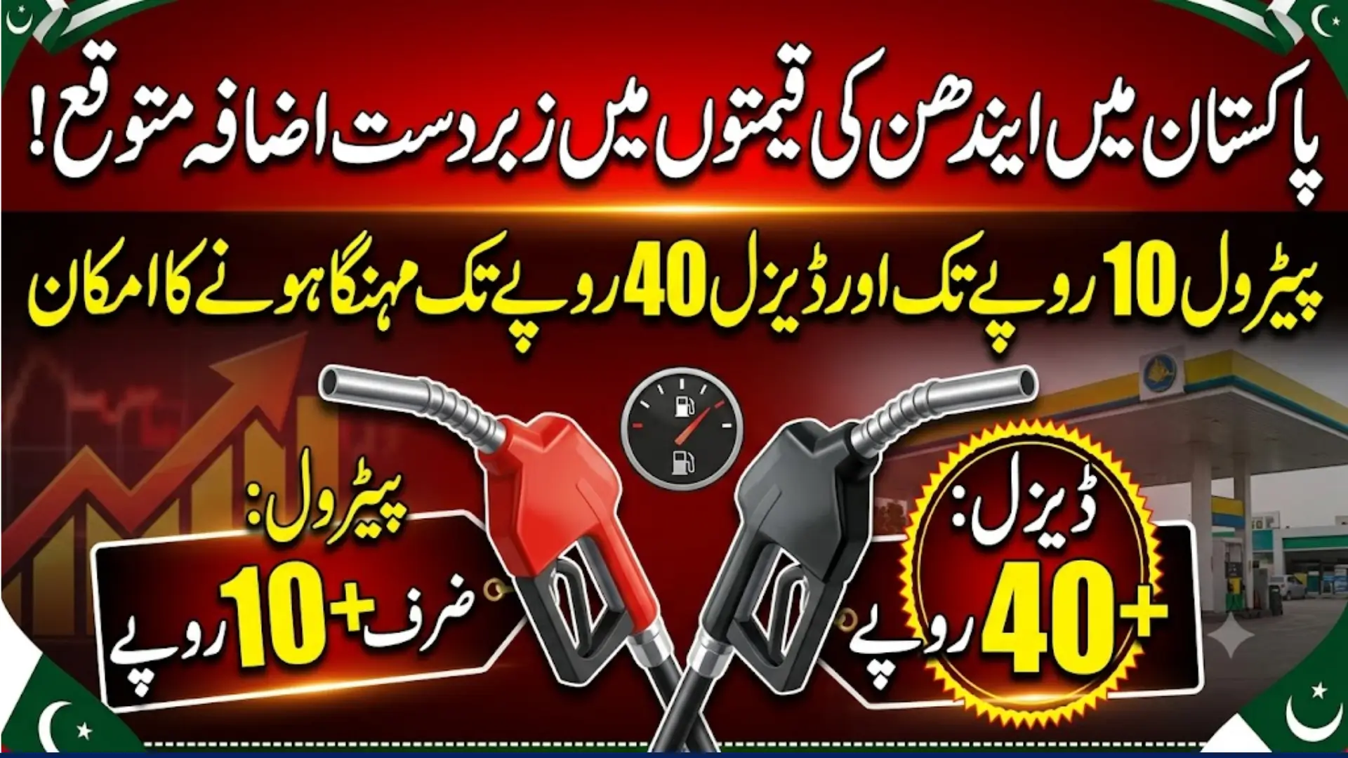 Petrol Prices Increased in Pakistan – Petrol Up by Rs10, Diesel by Rs40 Per Litre (July 2026)