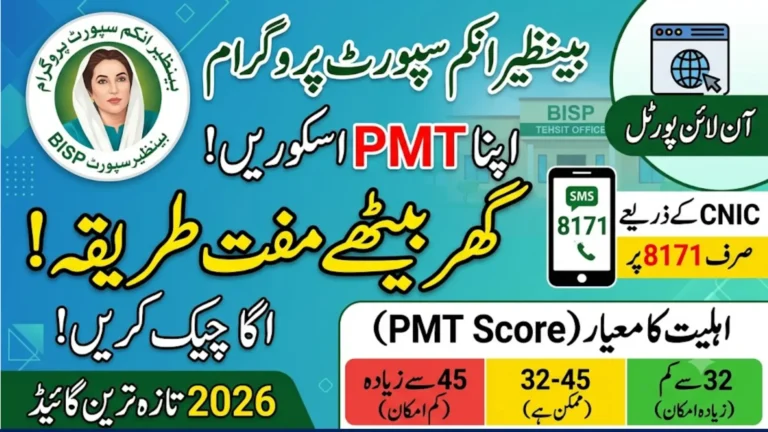 8171 PMT Score Check 2026 – Verify Your BISP Eligibility by CNIC